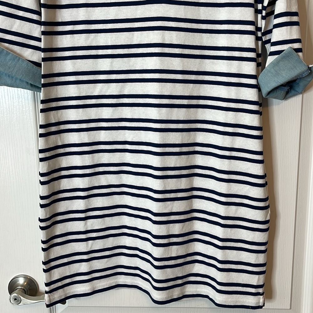 Southern Tide Carolina Stripe Shirt Dress Size Small - Picture 7 of 14